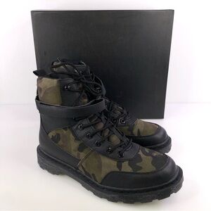 INC International Concepts Eliseo Camo Lace Up Boots Size 9.5M